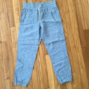 Athleta Cabo linen joggers